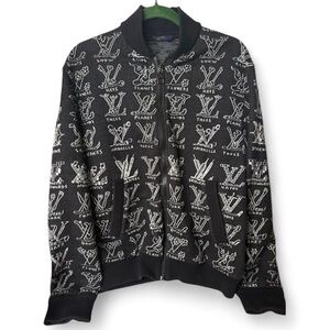 Louis Vuitton 2023 LV Cartoons Jacquard Jacket SZ Men's Small Women's Large